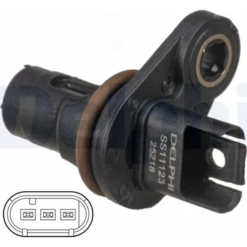 Čidlo automobilu Snímač, poloha vačkového hřídele DELPHI SS11123