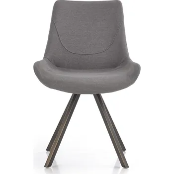 Jídelní židle Moderní jídelní židle Halmar K290 šedá / zlatá antiková (2p=2szt) (2 Karton)