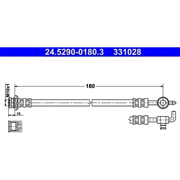 Brzdová hadice Brzdová hadice ATE 24.5290-0180.3