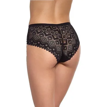 Kalhotky Dámské Kalhotky Gabidar - Krajka a Bavlna, černá XL i384_64210584