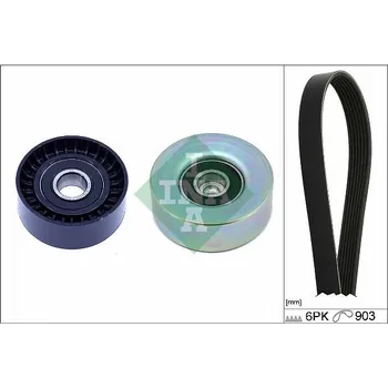 Sada žebrovaných klínových řemenů Schaeffler INA 529 0531 10