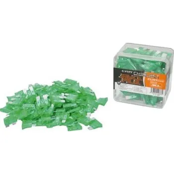 Autopojistky Pojistky nožové 30A 100 ks