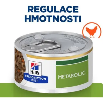 Krmivo pro kočku Hill's PD Cat Metabolic Obesity&Weight Loss Chicken Stew konz. 82g