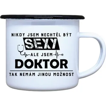 DOBRÝ TRIKO Plecháček s potiskem Sexy doktor Velikost plecháčku: 330 ml