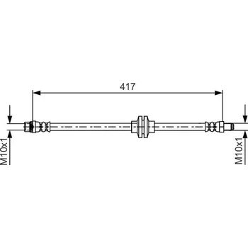 Brzdová hadice Brzdová hadice BOSCH 1 987 481 626