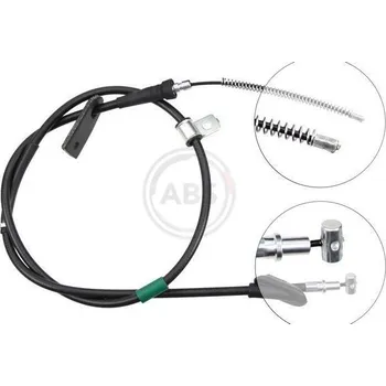 Lanko parkovací brzdy Tažné lanko, parkovací brzda A.B.S. K18828