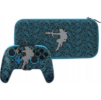 Herní ovladač Ovladač PDP Glow Zelda Sheikah Shoot + pouzdro na konzoli Nintendo Switch