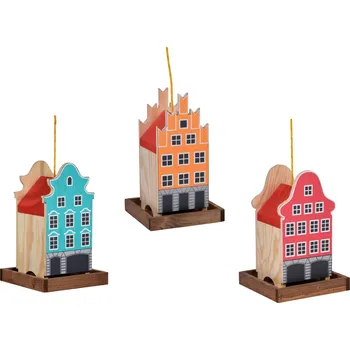 Hnízdní budka dobar Dřevěná dekorativní ptačí budka