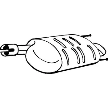 Tlumič výfuku Zadní tlumič výfuku BOSAL 128-027
