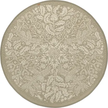 Vánoční dekorace ferm LIVING 1104266277 koberec pod vánoční stromek 120 cm Sage