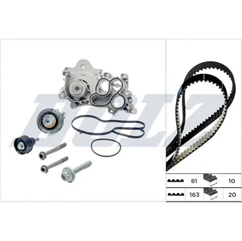 Rozvod motoru Vodní pumpa + sada ozubeného řemene DOLZ KD149