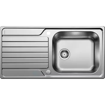 Nerezový dřez Blanco Dinas XL 6 Dřez, 100x50 cm, s ovládáním odtoku, kartáčovaný nerez, 524255