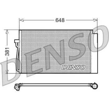 Výparník klimatizace Kondenzátor, klimatizace DENSO DCN05017