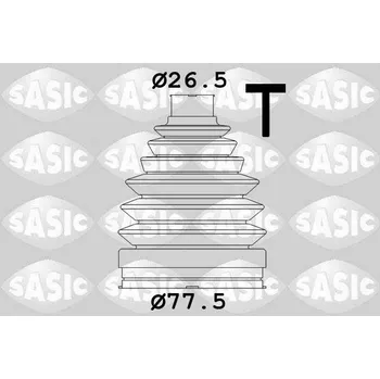 Hřídel nápravy Sada měchů, hnací hřídel SASIC 1904038