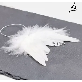 Andělská křídla – dekorace z peří