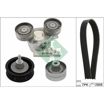 Sada žebrovaných klínových řemenů Schaeffler INA 529 0442 10