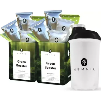 Shaker Výhodné balení 2 Green Boosterů a shaker jako dárek zdarma