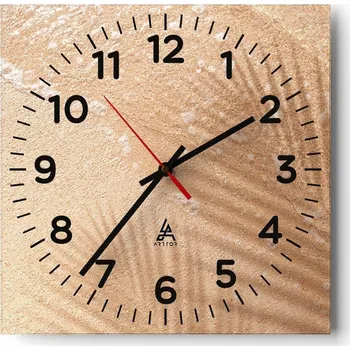 Hodiny Nástěnné hodiny do obýváku 40x40 Abstrakce Tiché hodiny Skleněné hodiny Bez hlučnosti