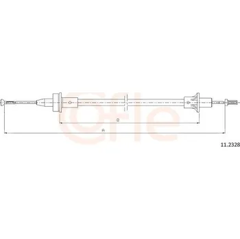 Spojka Tažné lanko, ovládání spojky COFLE 11.2329