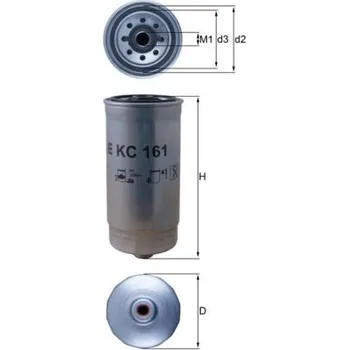Palivový filtr Palivový filtr MAHLE KC 161