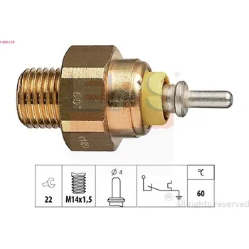 Teplotní spínač, varovná kontrolka chladiva EPS 1.840.120