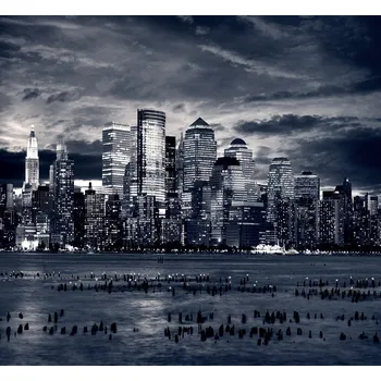 Plakát Plakát - Město v noci 2 60 x 55 cm (plakát na zeď)