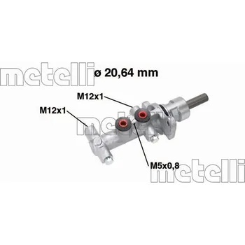 Brzdový válec Hlavní brzdový válec METELLI 05-0768