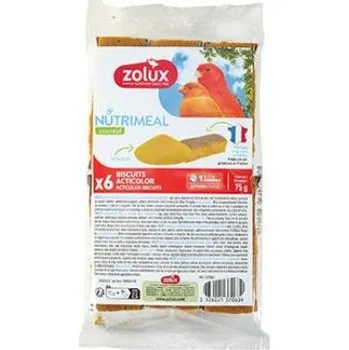 Krmivo pro ptáka Poch. NUTRIMEAL Cookies exoti acticolor 6ks Zolux