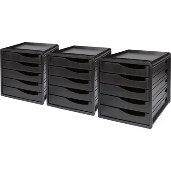 Úložný box crelando® Sada kancelářských boxů, 3dílná