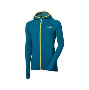Pánská mikina Progress TOREZ HOODY MERINO petrol XL; Modrá mikina + DÁREK DLE VÝBĚRU!