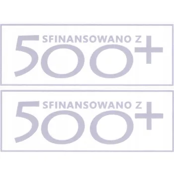 samolepka Samolepka samolepky UV stříbrné financováno z 500+