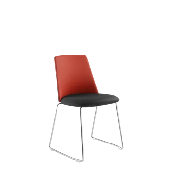 Jídelní židle Konferenční židle Melody Chair 361-Q-N4 (drátěná ocelová podnož, chrom)