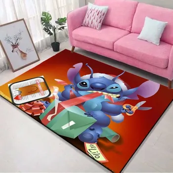 Koberec Měkký dětský koberec s motivem Stitch - 11,100x120cm