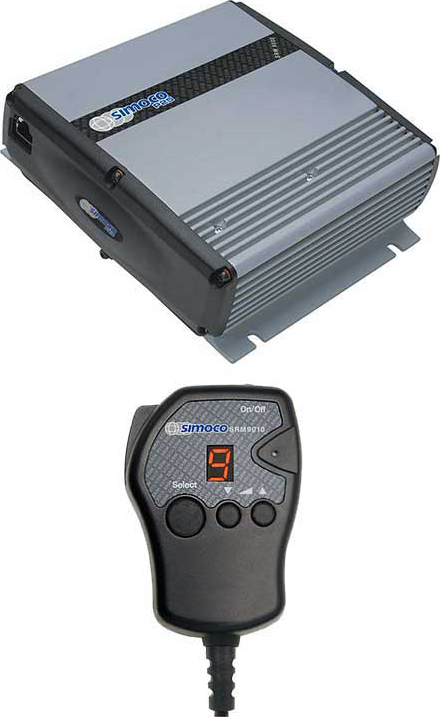 SRM9010, vozidlová, 66-88 MHz, 10 kanálů, 1-25 W, oládání na mikrofonu