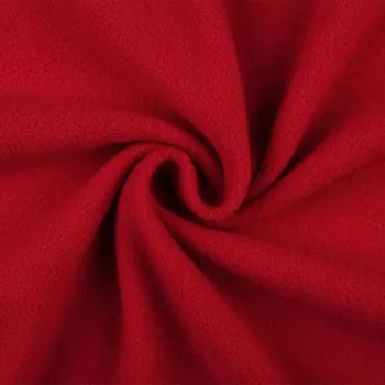 Pro Háčkování Látka polar fleece červená