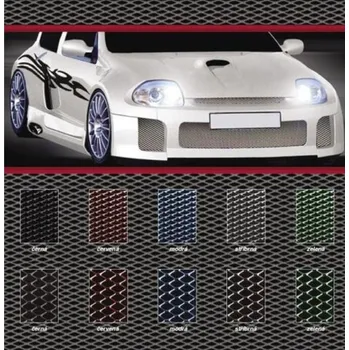 Tuning Tahokov tuningová mřížka zelená 25x100 cm velké oko