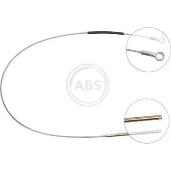 Lanko parkovací brzdy Tažné lanko, parkovací brzda A.B.S. K11155