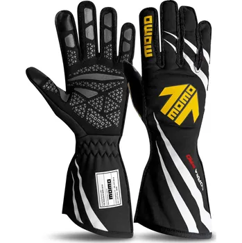 Rukavice Závodní rukavice MOMO CORSA PRO s FIA homologace (vnější šití) černá