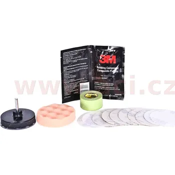 3M leštící sada pro renovaci světlometů (balení pro dva světlomety) 3M 9900978