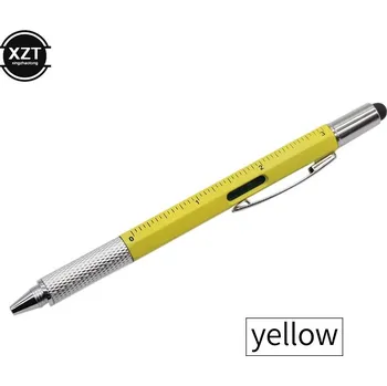 Multifunkční propiska s dotykovým perem - žlutá