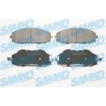 Brzdová destička Sada brzdových destiček, kotoučová brzda SAMKO 5SP845