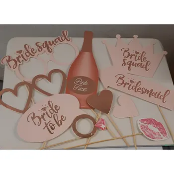 Svatební dekorace Rekvizity do fotokoutku BRIDE