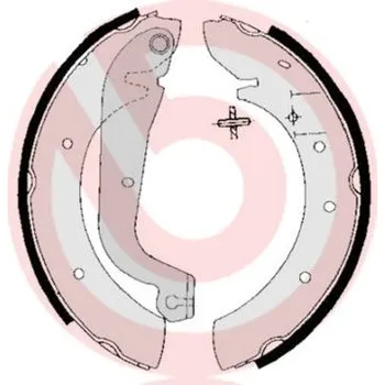 Brzdová čelist Sada brzdových čelistí BREMBO S 61 514