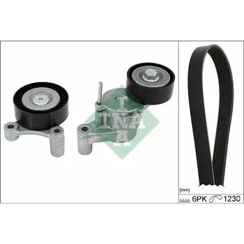 Sada žebrovaných klínových řemenů Schaeffler INA 529 0548 10