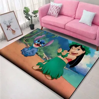 Koberec Měkký dětský koberec s motivem Stitch - 6,40x60cm