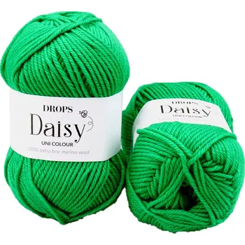 Příze Drops Daisy uni 25 papouščí zelená