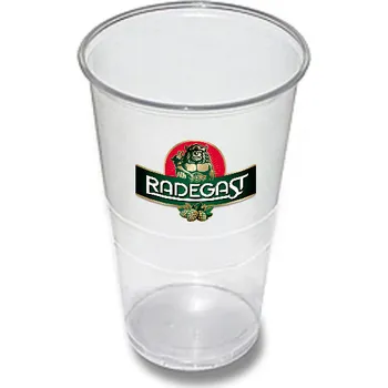 Jednorázové nádobí Plastový Kelímek RADEGAST 50x0,5l
