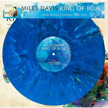 Hudba VINYL MILES DAVIS - KIND OF BLUE Blue Marbled 180g Vinyl 1 LP (MILES DAVIS - KIND OF BLUE Blue Marbled 180g Vinyl 1 LP)