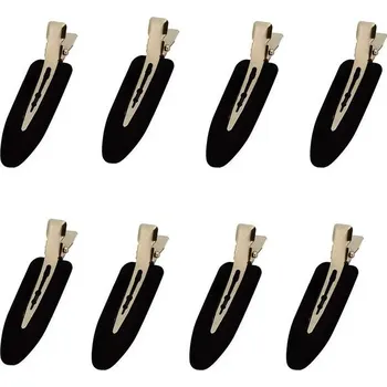 Sponky do vlasů bez ohýbání pro ženy a dívky | vlasové doplňky - 8ks černé
