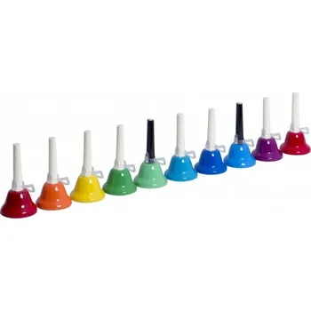 GOLDON - 10 zvonků s držadlem v nylonové tašce (33888)